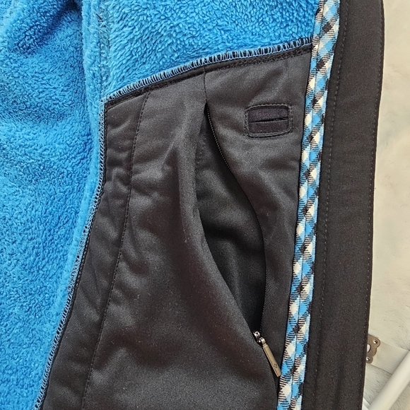 Columbia Weather Resistant Softshell Coat Hooded Fleece Lined Black Size Small - Picture 6 of 16